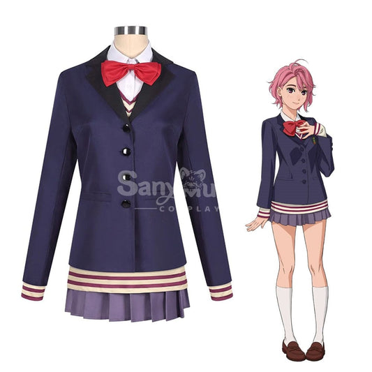 【In Stock】Anime Dandadan Cosplay Shiratori Aira School Uniform Costume Costumes 1000