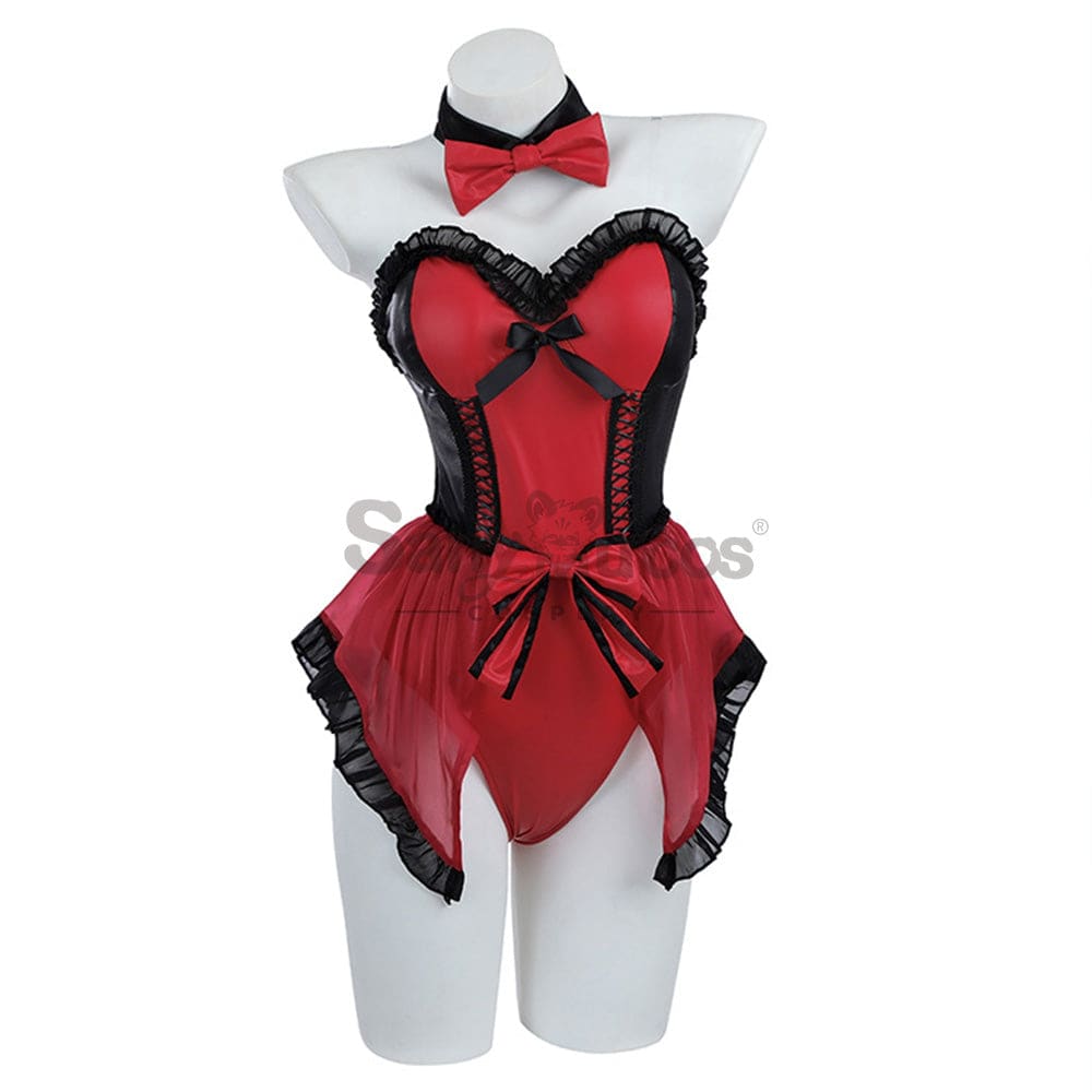 【In Stock】Anime Date A Live Cosplay Kurumi Tokisaki Bunny Girl Costume Costumes