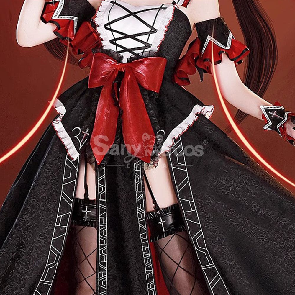 【In Stock】Anime Date A Live Cosplay Kurumi Tokisaki Costume Premium Edition Costumes