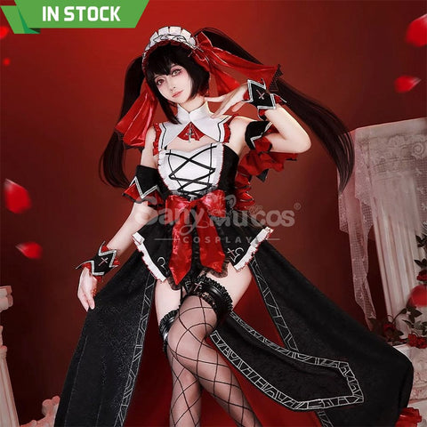 【In Stock】Anime Date A Live Cosplay Kurumi Tokisaki Costume Premium Edition Costumes