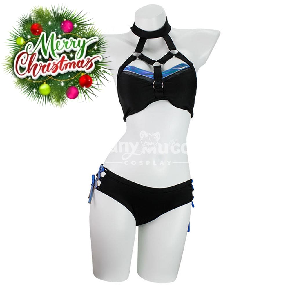 【In Stock】Anime Demon Slayer Cosplay Kanroji Mitsuri Bikini Swimsuit Costume Costumes