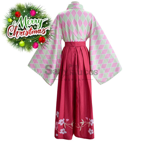 【In Stock】Anime Demon Slayer Cosplay Kanroji Mitsuri Kisatsutai Kimono Costume Costumes