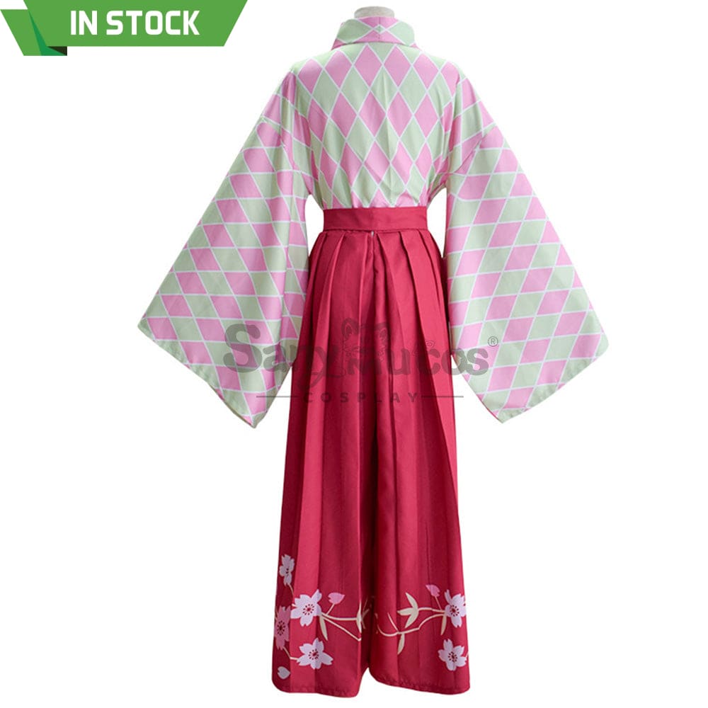 【In Stock】Anime Demon Slayer Cosplay Kanroji Mitsuri Kisatsutai Kimono Costume Costumes