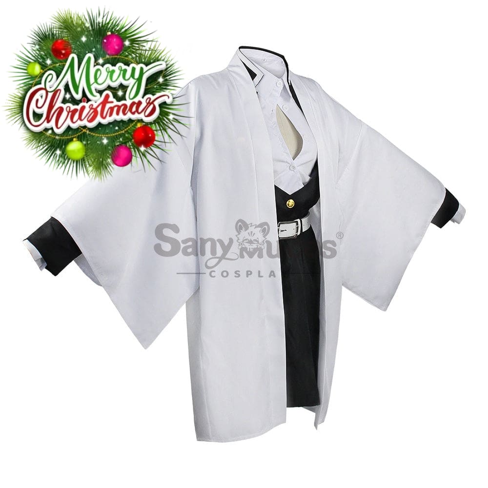 【In Stock】Anime Demon Slayer Cosplay Kanroji Mitsuri Kisatsutai Uniform Costume Costumes