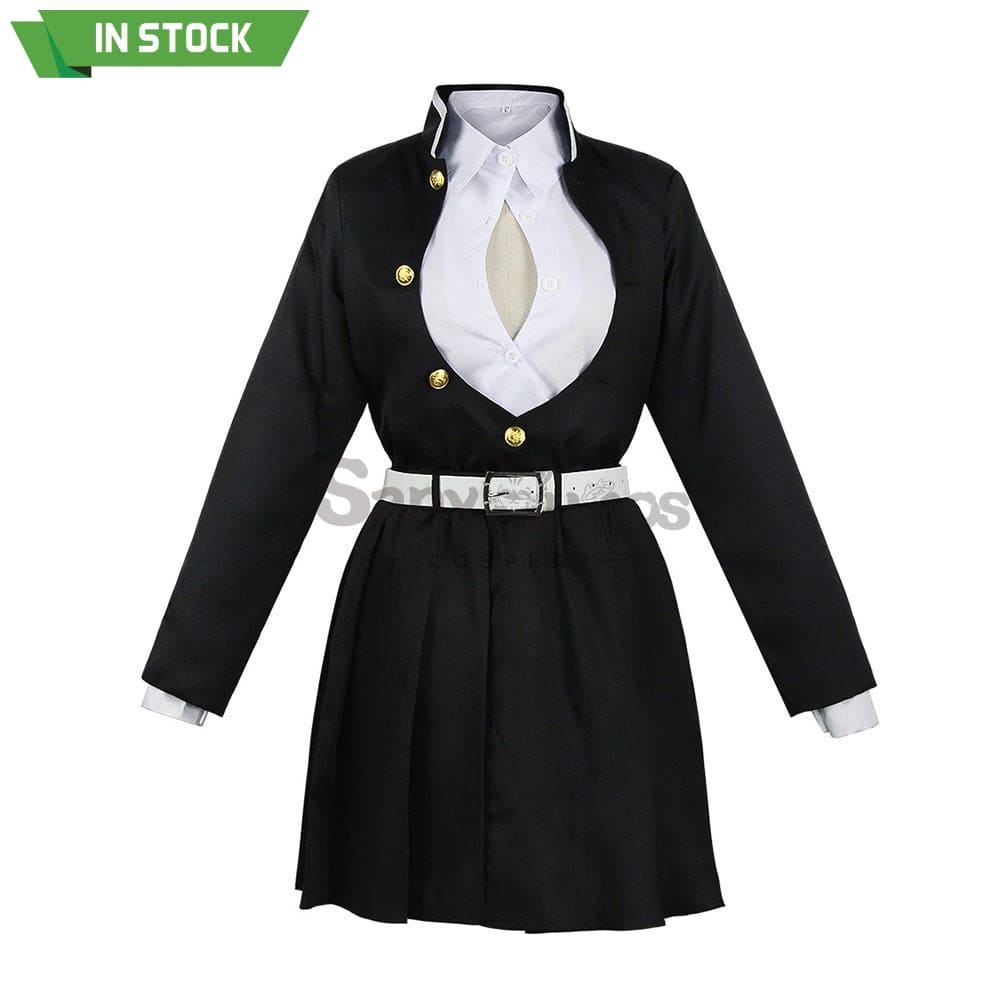 【In Stock】Anime Demon Slayer Cosplay Kanroji Mitsuri Kisatsutai Uniform Costume Costumes