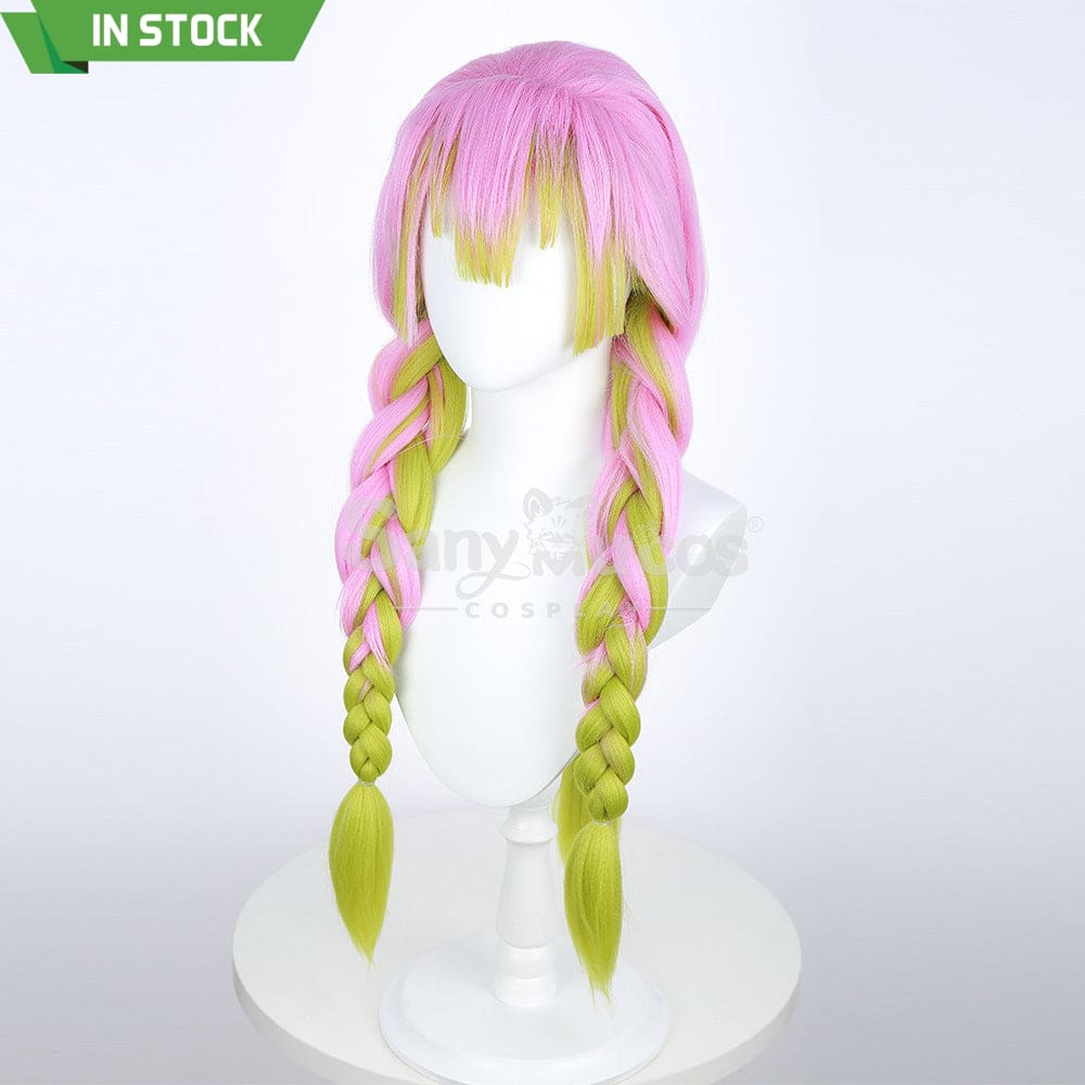 【In Stock】Anime Demon Slayer Cosplay Kanroji Mitsuri Wig Wigs