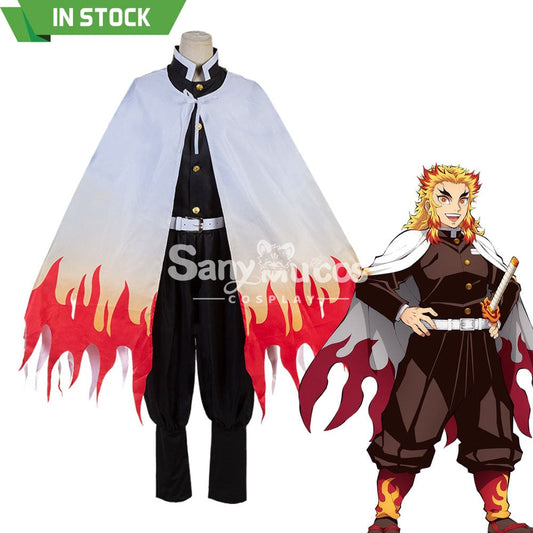 【In Stock】Anime Demon Slayer Cosplay Rengoku Kyoujurou Costume Costumes 1000