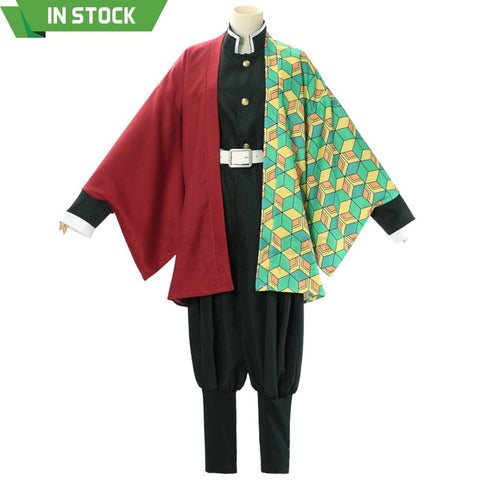 Anime Demon Slayer: Kimetsu No Yaiba Cosplay Giyu Tomioka Costume Plus Size Costumes