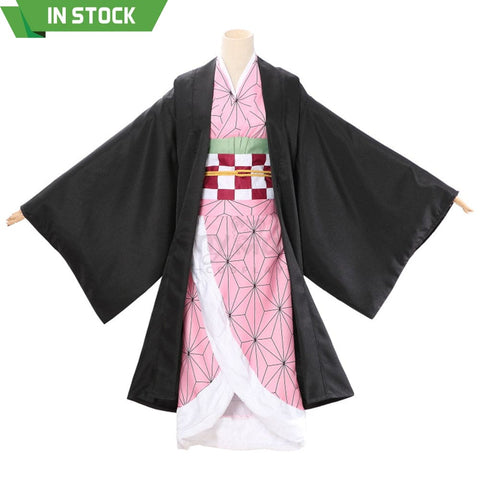 Anime Demon Slayer: Kimetsu No Yaiba Cosplay Nezuko Kamado Costume Plus Size Costumes