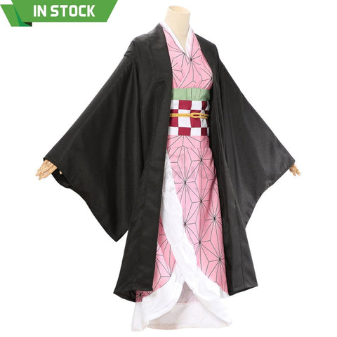 Anime Demon Slayer: Kimetsu No Yaiba Cosplay Nezuko Kamado Costume Plus Size Costumes
