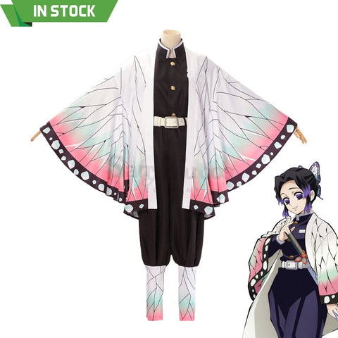Anime Demon Slayer: Kimetsu No Yaiba Cosplay Shinobu Kocho Costume Plus Size Costumes