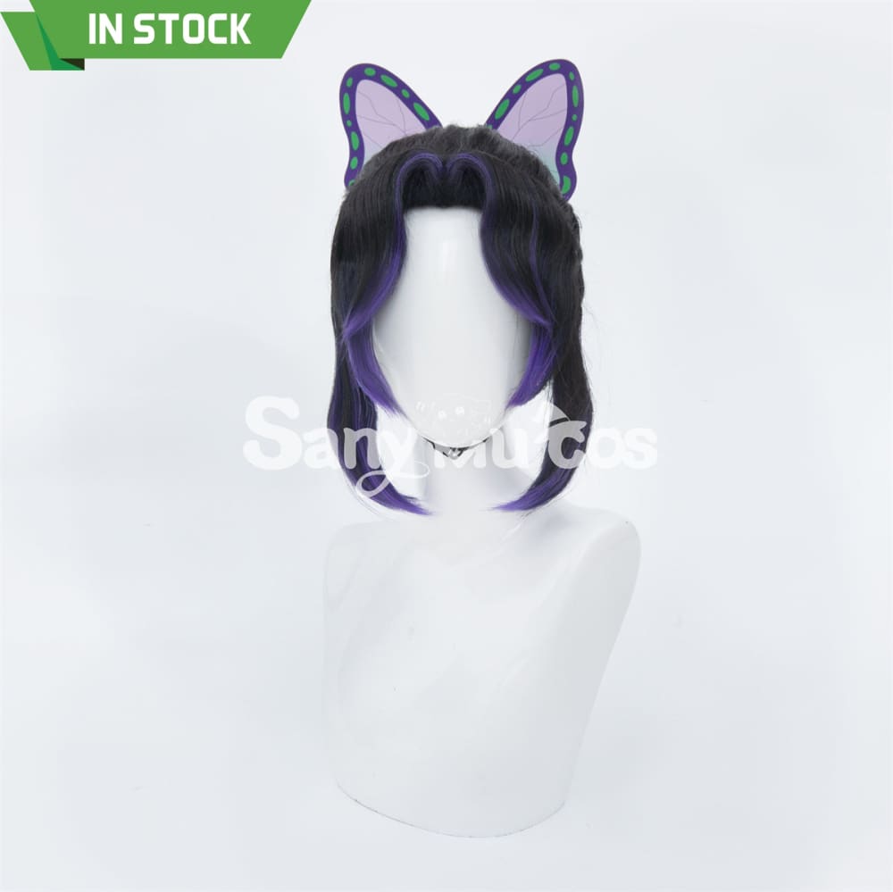 Anime Demon Slayer: Kimetsu no Yaiba Shinobu Kochou Cosplay Wig