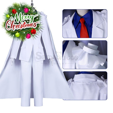 【In Stock】Anime Detective Conan Cosplay Kaitou Kid Costume Plus Size Costumes