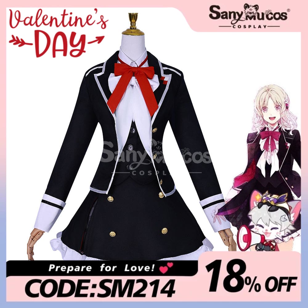 【In Stock】Anime Diabolik Lovers Cosplay Yui Komori Costume Plus Size Costumes