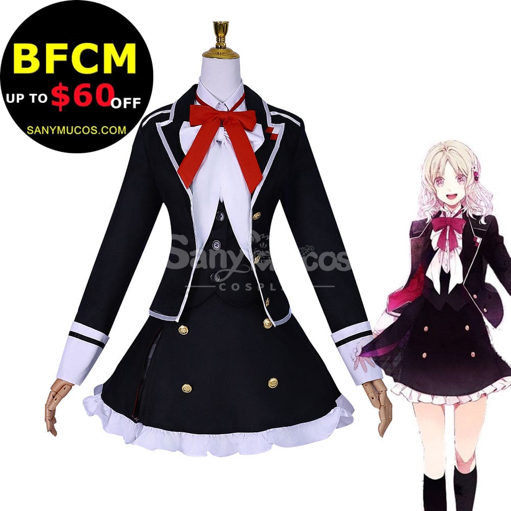 【In Stock】Anime Diabolik Lovers Cosplay Yui Komori Costume Plus Size Costumes