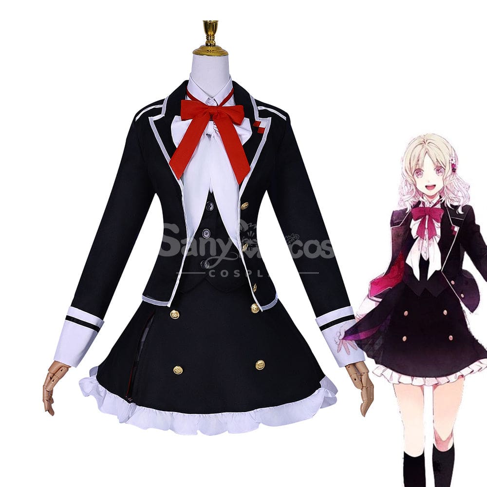 【In Stock】Anime Diabolik Lovers Cosplay Yui Komori Costume Plus Size Costumes