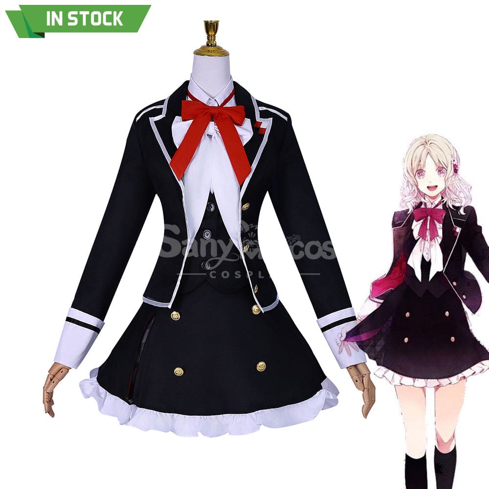 【In Stock】Anime Diabolik Lovers Cosplay Yui Komori Costume Plus Size Costumes