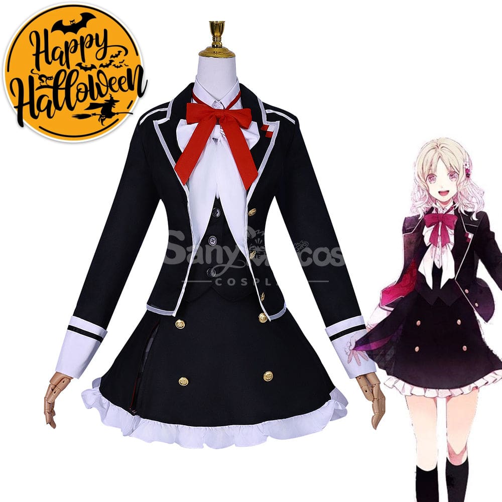 【In Stock】Anime Diabolik Lovers Cosplay Yui Komori Costume Plus Size Costumes