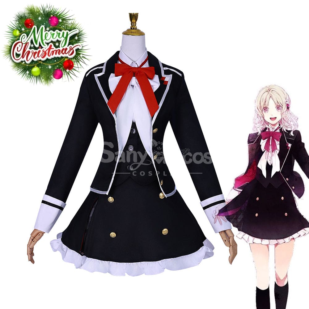 【In Stock】Anime Diabolik Lovers Cosplay Yui Komori Costume Plus Size Costumes