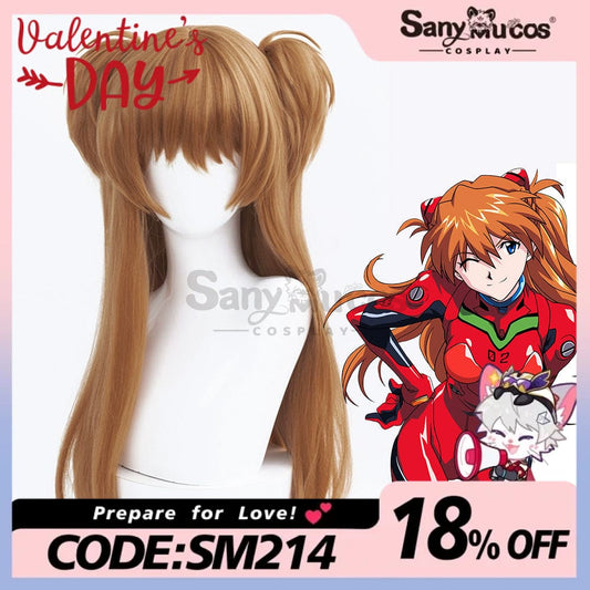 【In Stock】Anime Eva Neon Genesis Evangelion Cosplay Asuka Langley Soryu Wig Wigs 1000