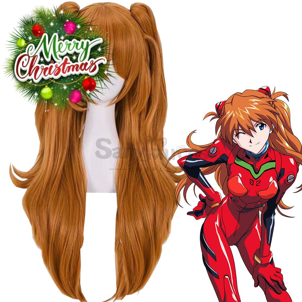 【In Stock】Anime Eva Neon Genesis Evangelion Cosplay Asuka Langley Soryu Wig Wigs