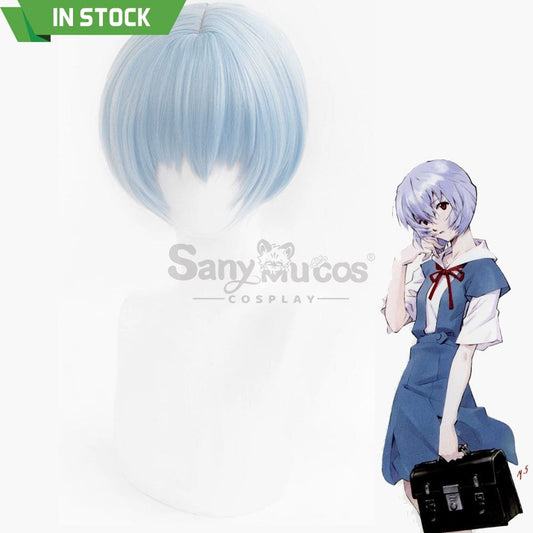 【In Stock】Anime Eva Neon Genesis Evangelion Cosplay Ayanami Rei Wig Wigs 1000