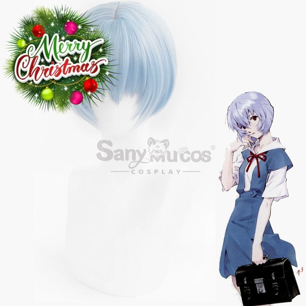 【In Stock】Anime Eva Neon Genesis Evangelion Cosplay Ayanami Rei Wig Wigs