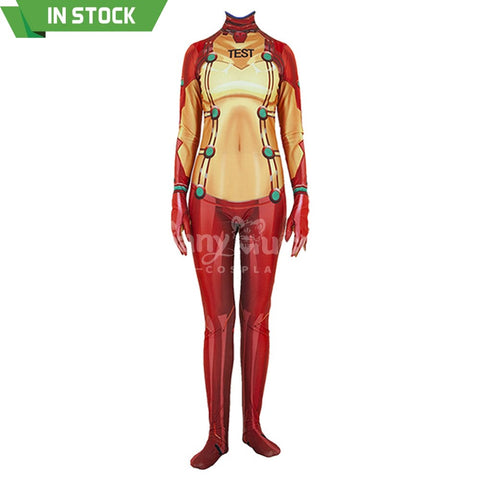 【In Stock】Anime Eva Neon Genesis Evangelion Cosplay Bodysuit Jumpsuit Costume Asuka 2 / S Costumes