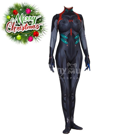 【In Stock】Anime Eva Neon Genesis Evangelion Cosplay Bodysuit Jumpsuit Costume Ayanami Rei 2 / S