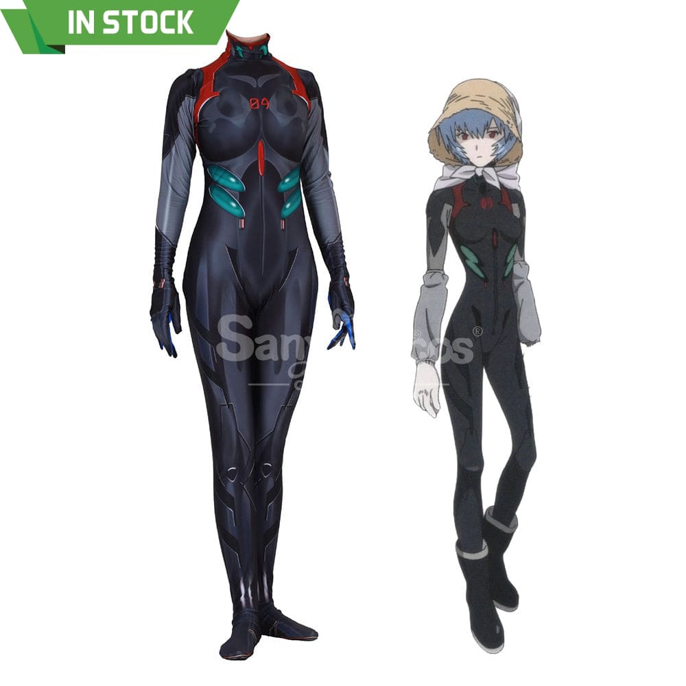 【In Stock】Anime Eva Neon Genesis Evangelion Cosplay Bodysuit Jumpsuit Costume Costumes