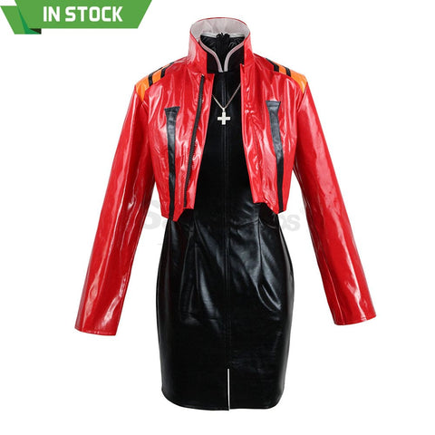 【In Stock】Anime Eva Neon Genesis Evangelion Cosplay Katsuragi Misato Costume Costumes
