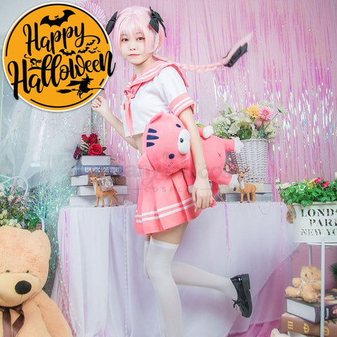 【In Stock】Anime Fate/Apocrypha Astolfo Jk Pink School Uniform Cosplay Costumes