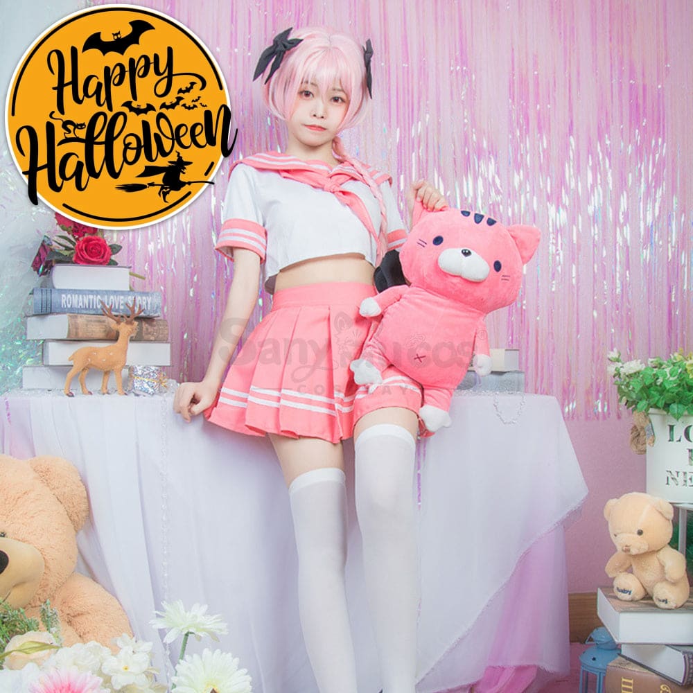 【In Stock】Anime Fate/Apocrypha Astolfo Jk Pink School Uniform Cosplay Costumes