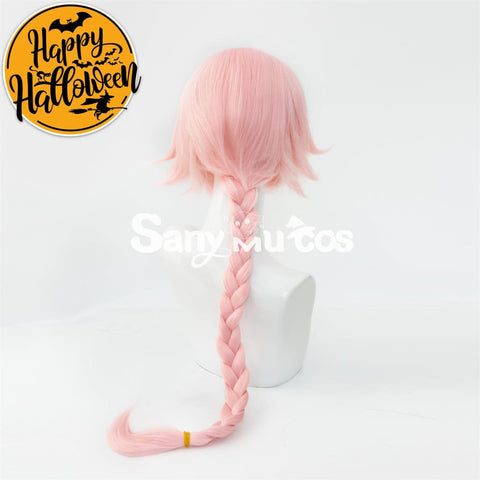 Anime Fate Apocrypha Astolfo Pink White Mixed Long Braid Cosplay Wig