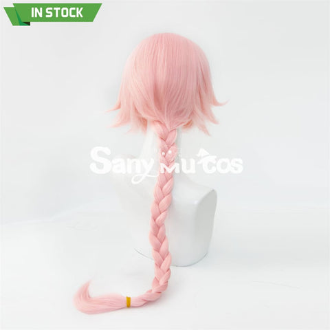 Anime Fate Apocrypha Astolfo Pink White Mixed Long Braid Cosplay Wig