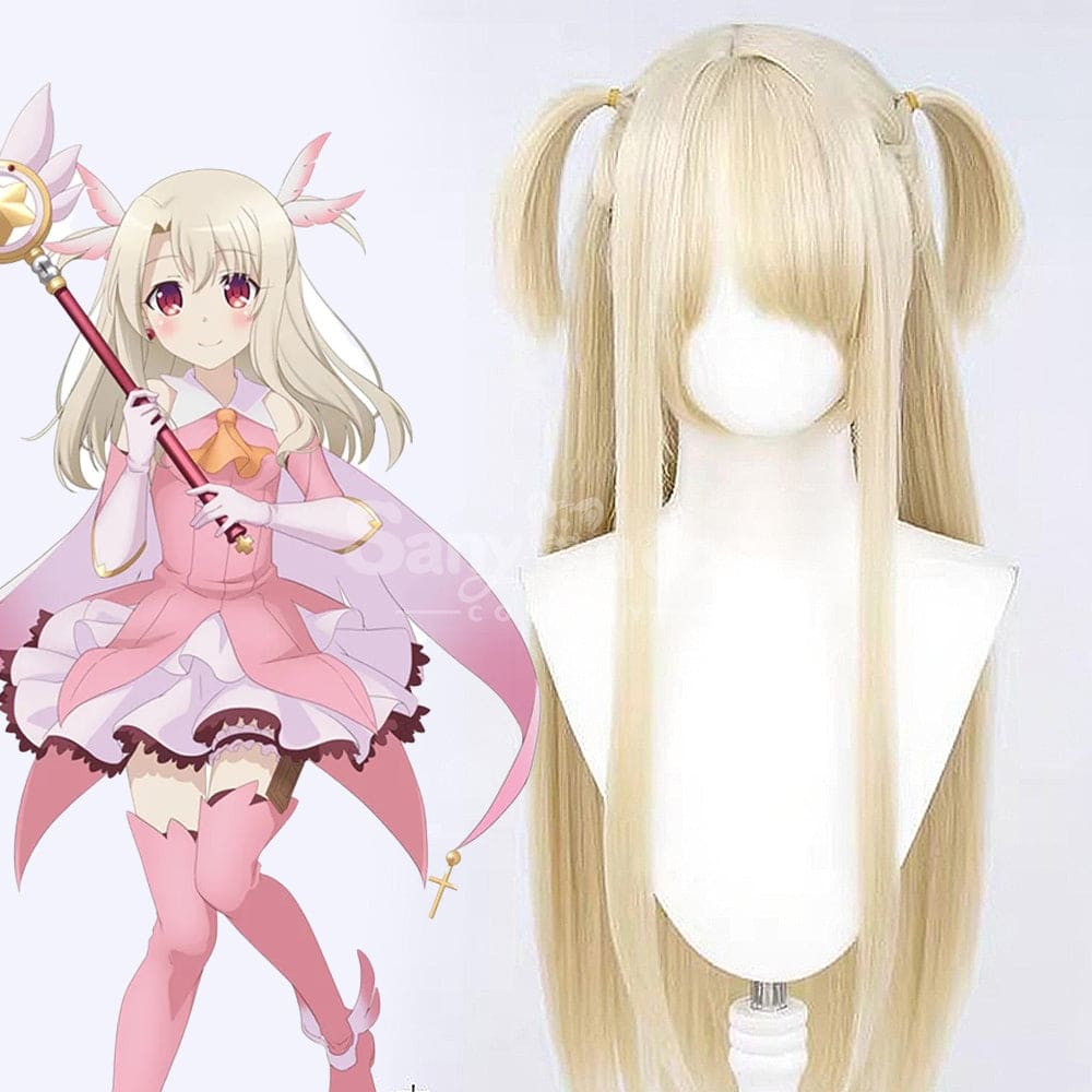 【In Stock】Anime Fate/kaleid liner Prisma Illya Cosplay Illyasviel von Einzbern Cosplay Wig Cosplay Wigs