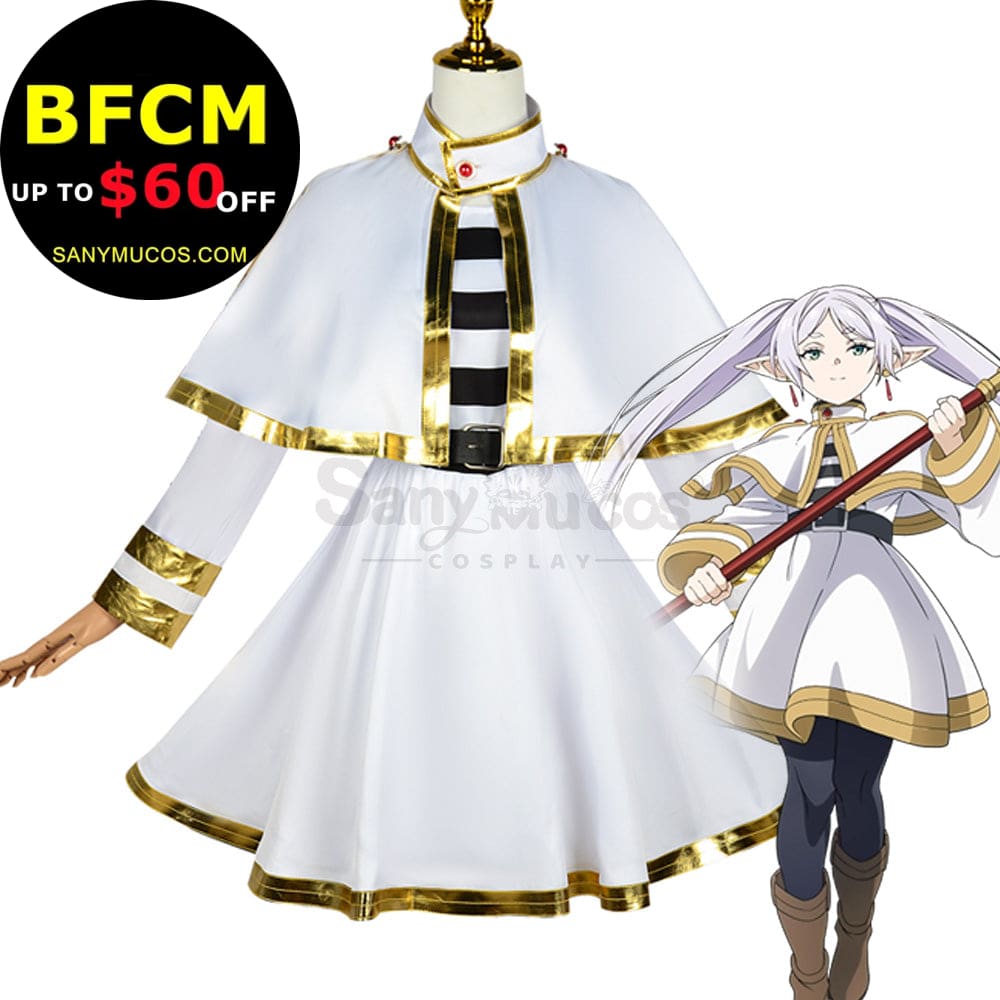 【In Stock】Anime Frieren: Beyond Journey’s End Cosplay Frieren Costume Plus Size Costumes