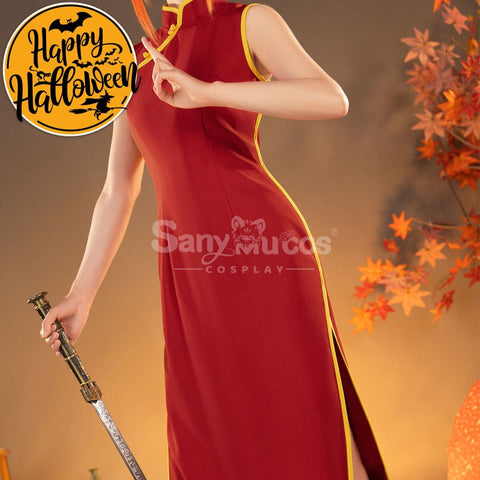 【Pre-Sale】Anime Gintama Cosplay Cheongsam Kagura Cosplay Costume Cosplay Costumes