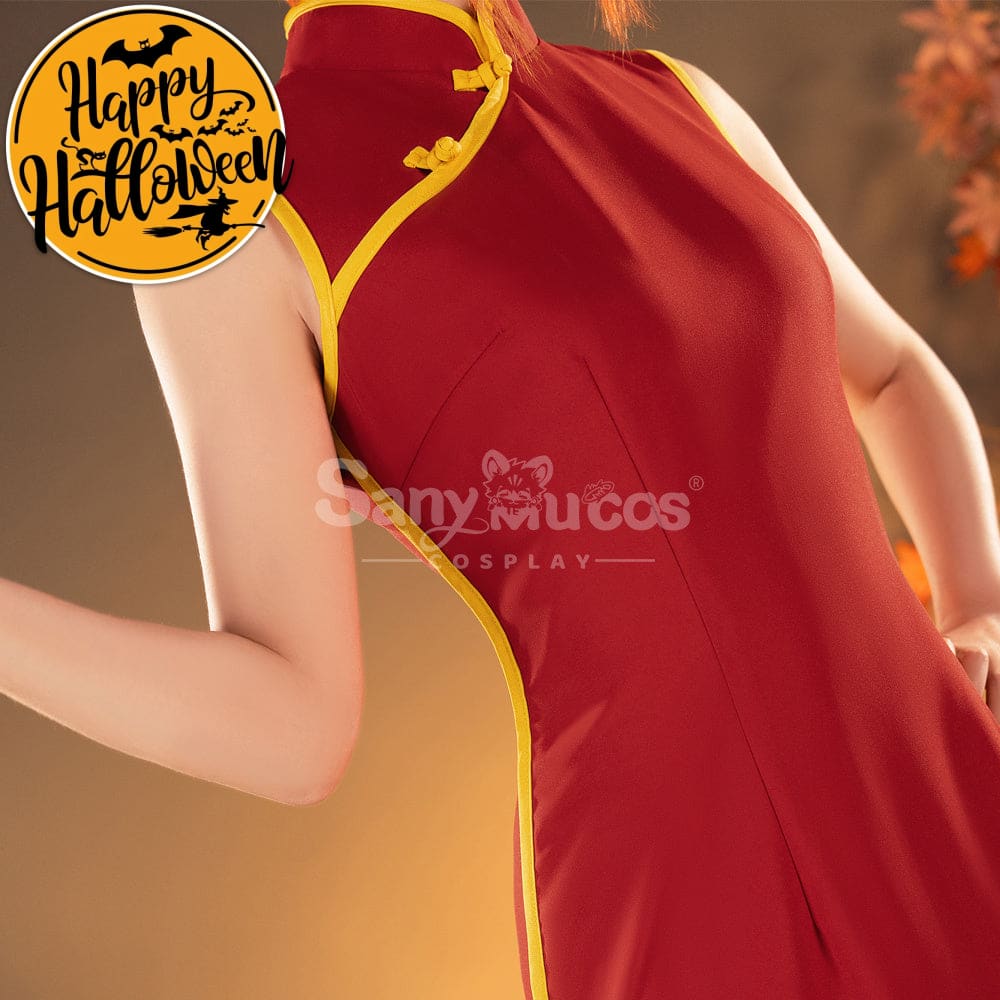 【Pre-Sale】Anime Gintama Cosplay Cheongsam Kagura Cosplay Costume Cosplay Costumes