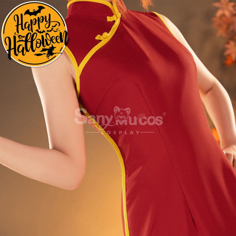 【Pre-Sale】Anime Gintama Cosplay Cheongsam Kagura Cosplay Costume Cosplay Costumes