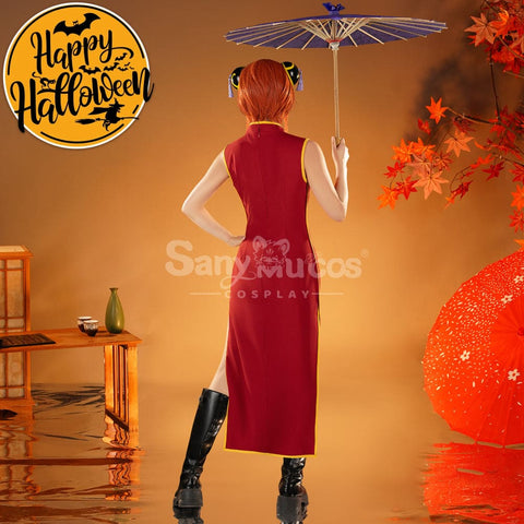 【Pre-Sale】Anime Gintama Cosplay Cheongsam Kagura Cosplay Costume Cosplay Costumes