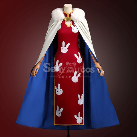 【In Stock】Anime Gintama Cosplay Kagura Red Rabbit Cheongsam Cosplay Costume Cosplay Costumes