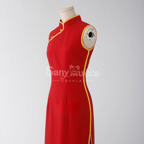 【Pre-Sale】Anime Gin Tama Cosplay Kagura Sleeveless Cheongsam Cosplay Costume Cosplay Costumes