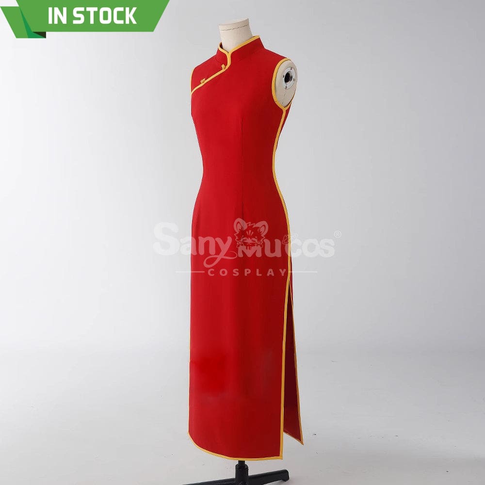 【Pre-Sale】Anime Gin Tama Cosplay Kagura Sleeveless Cheongsam Cosplay Costume Cosplay Costumes