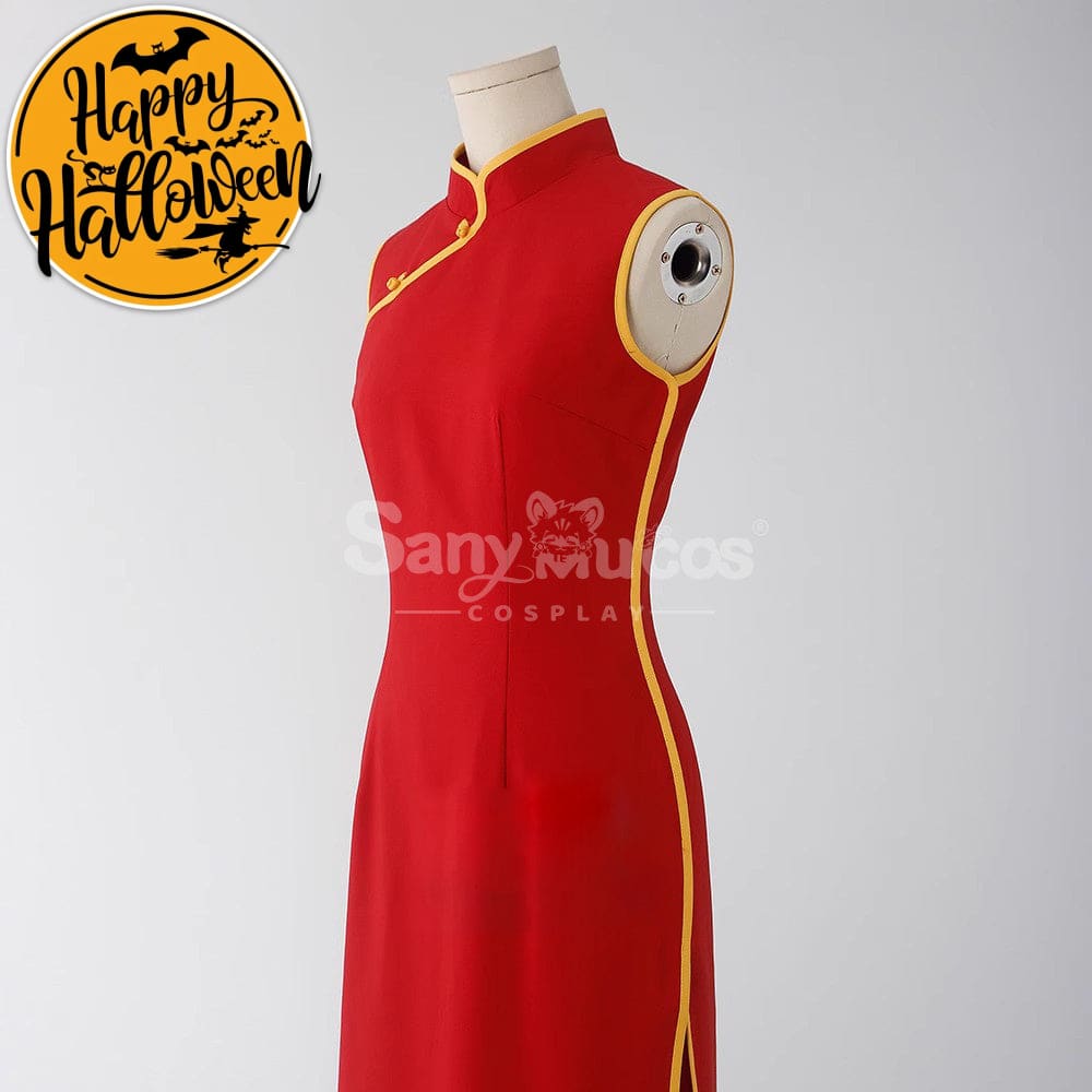 【Pre-Sale】Anime Gin Tama Cosplay Kagura Sleeveless Cheongsam Cosplay Costume Cosplay Costumes
