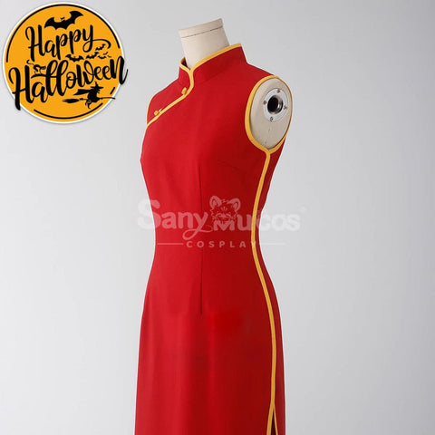 【Pre-Sale】Anime Gin Tama Cosplay Kagura Sleeveless Cheongsam Cosplay Costume Cosplay Costumes