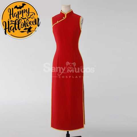 【Pre-Sale】Anime Gin Tama Cosplay Kagura Sleeveless Cheongsam Cosplay Costume Cosplay Costumes