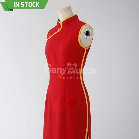 【Pre-Sale】Anime Gin Tama Cosplay Kagura Sleeveless Cheongsam Cosplay Costume Cosplay Costumes