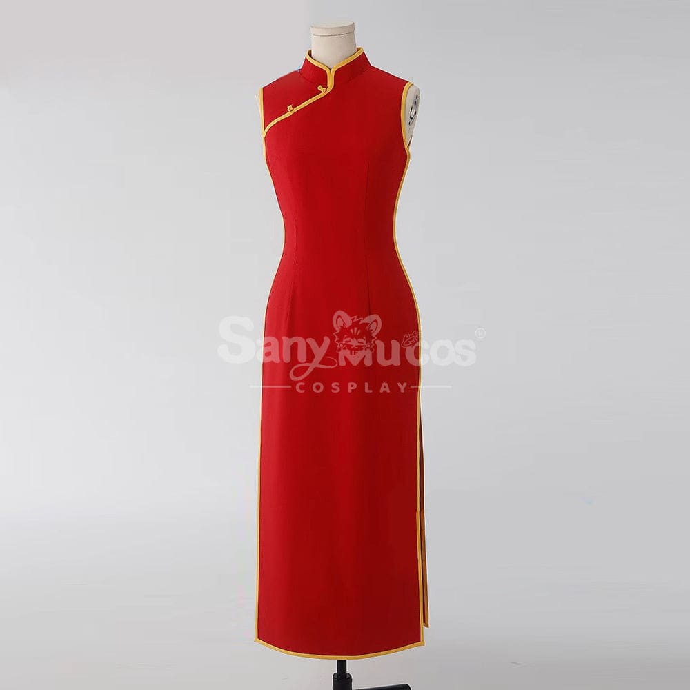 【Pre-Sale】Anime Gin Tama Cosplay Kagura Sleeveless Cheongsam Cosplay Costume Cosplay Costumes