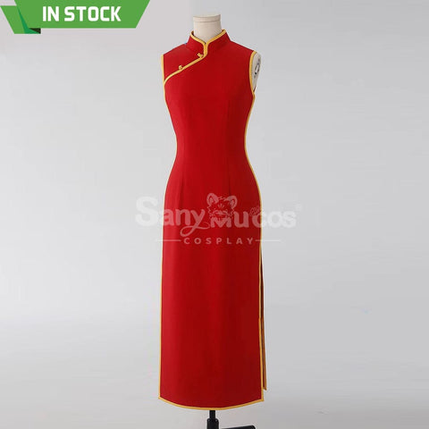 【Pre-Sale】Anime Gin Tama Cosplay Kagura Sleeveless Cheongsam Cosplay Costume Cosplay Costumes